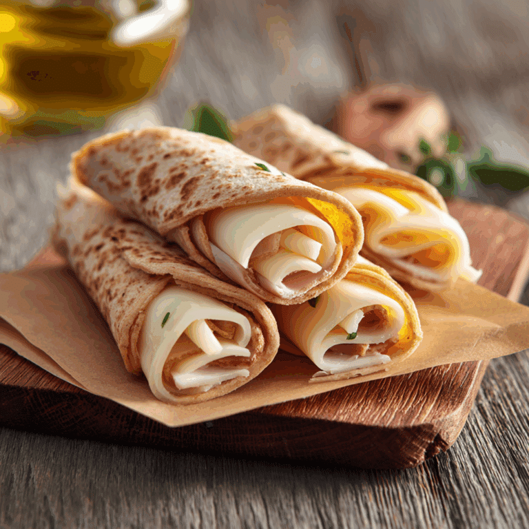 Turkey & Cheese Roll-Ups