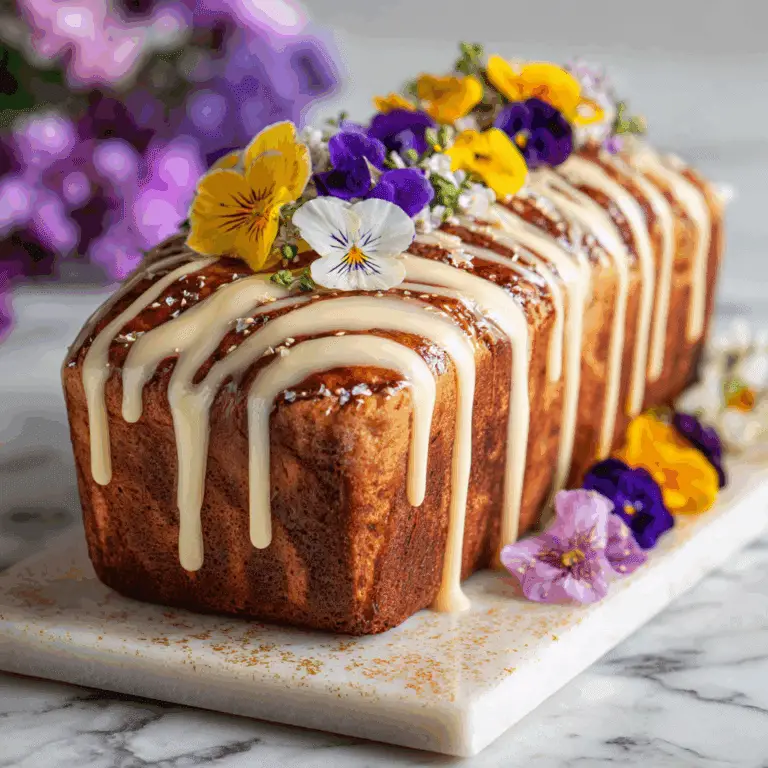 Zucchini Bread with Cream Cheese Glaze