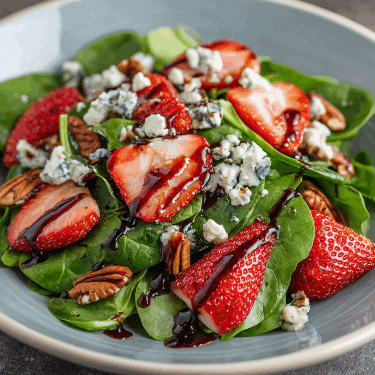 Spinach and Strawberry Salad