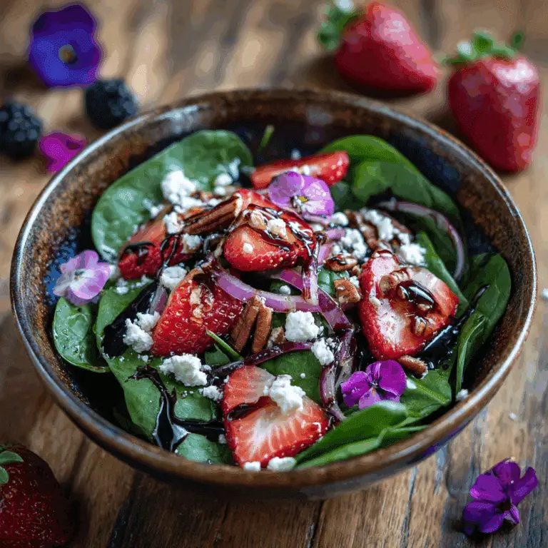 Spinach and Strawberry Salad