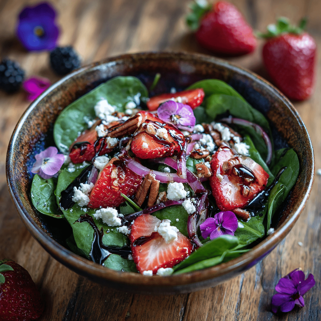 Spinach and Strawberry Salad