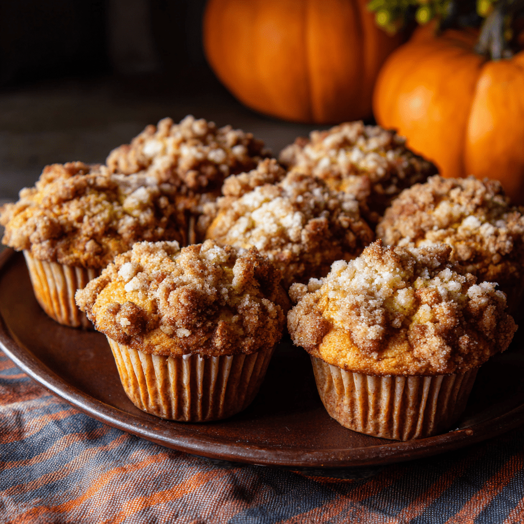 Pumpkin Streusel Muffins
