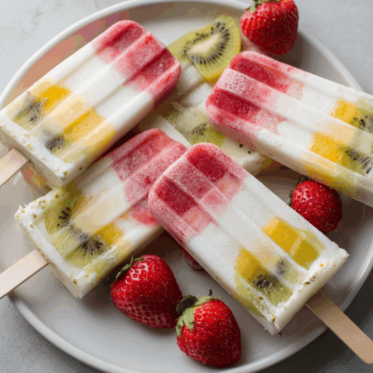 Fruit and Yogurt Pops