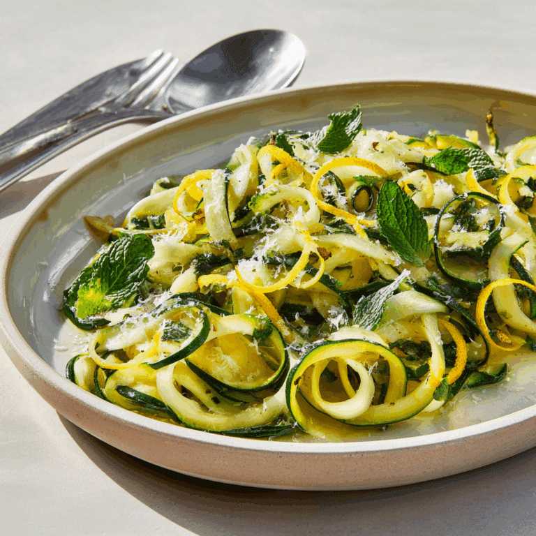 Zucchini Ribbon Salad