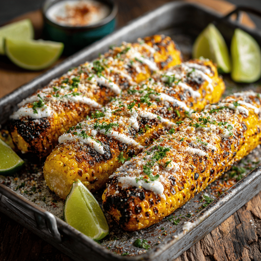 Elote (Grilled Corn)