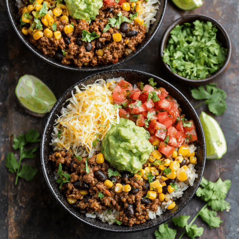 Taco Rice Bowls