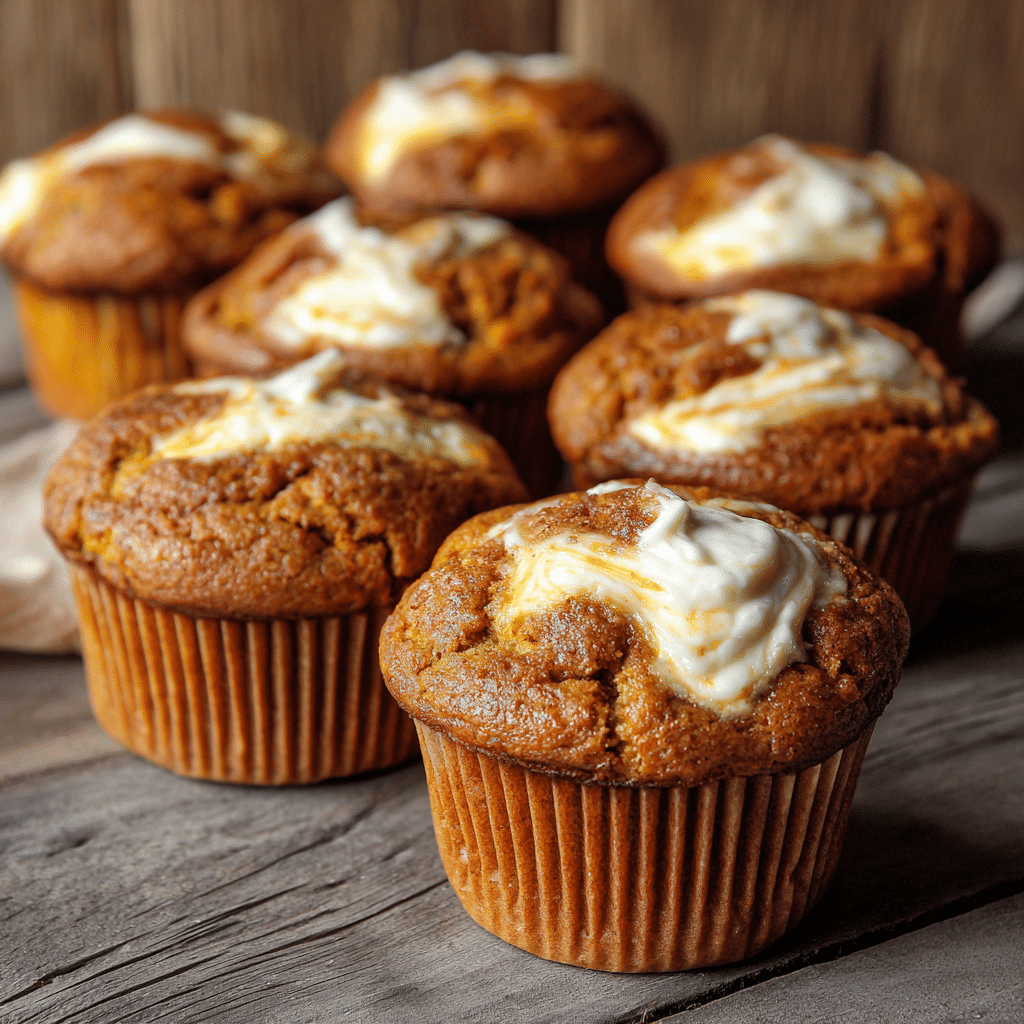 Pumpkin Cream Cheese Muffins