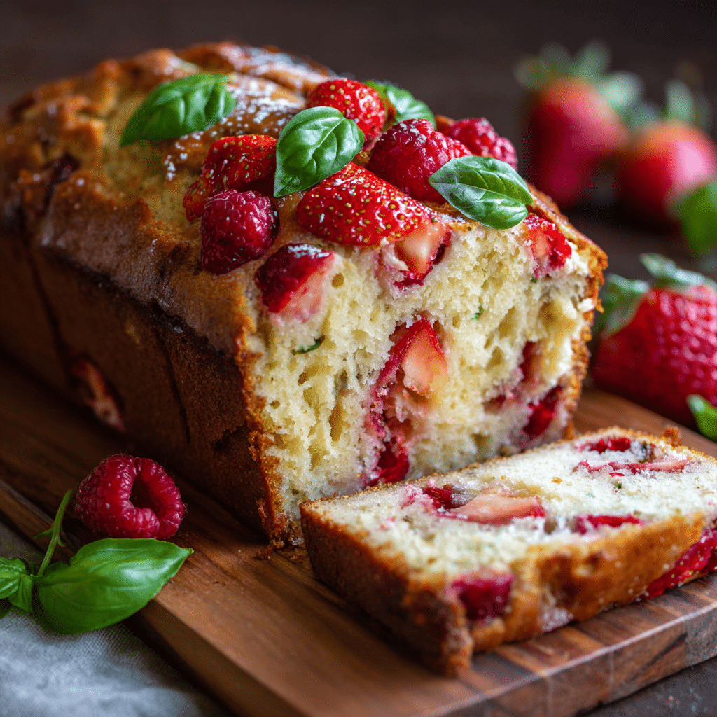 Zucchini Strawberry Bread