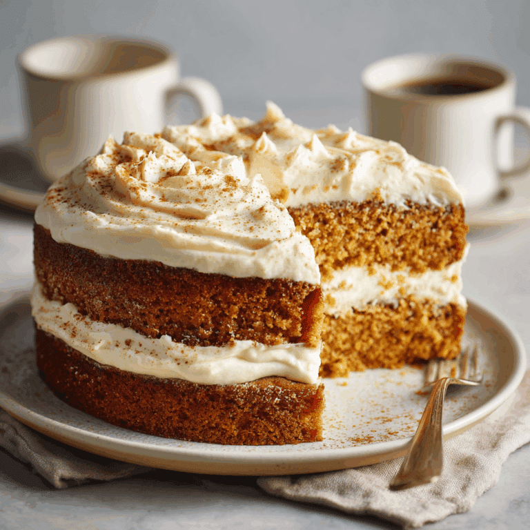 Pumpkin Cake with Cinnamon Cream Cheese Frosting