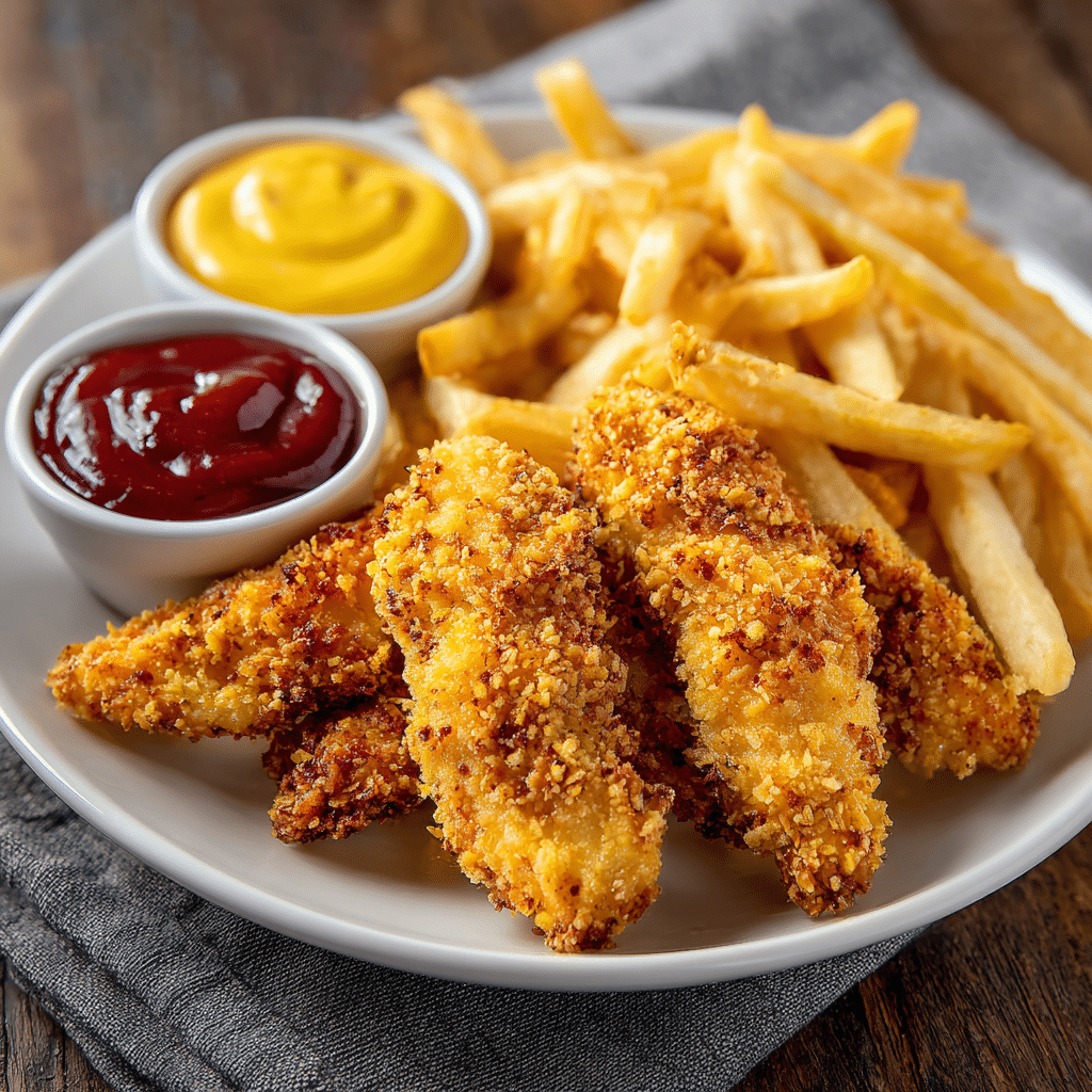 Chicken Tenders and Fries (Without Sauces)