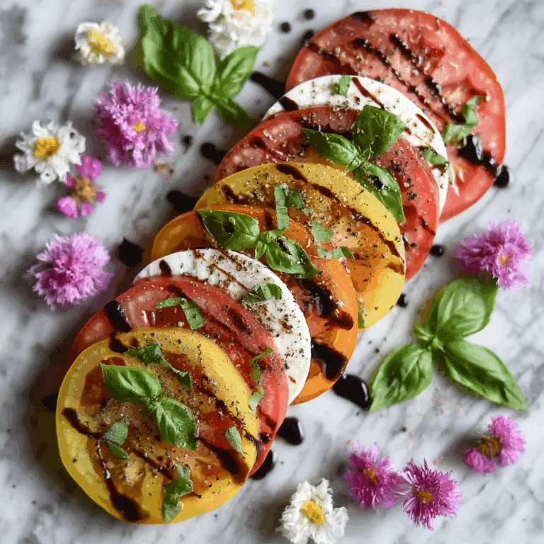 Caprese-Inspired Tomato Salad