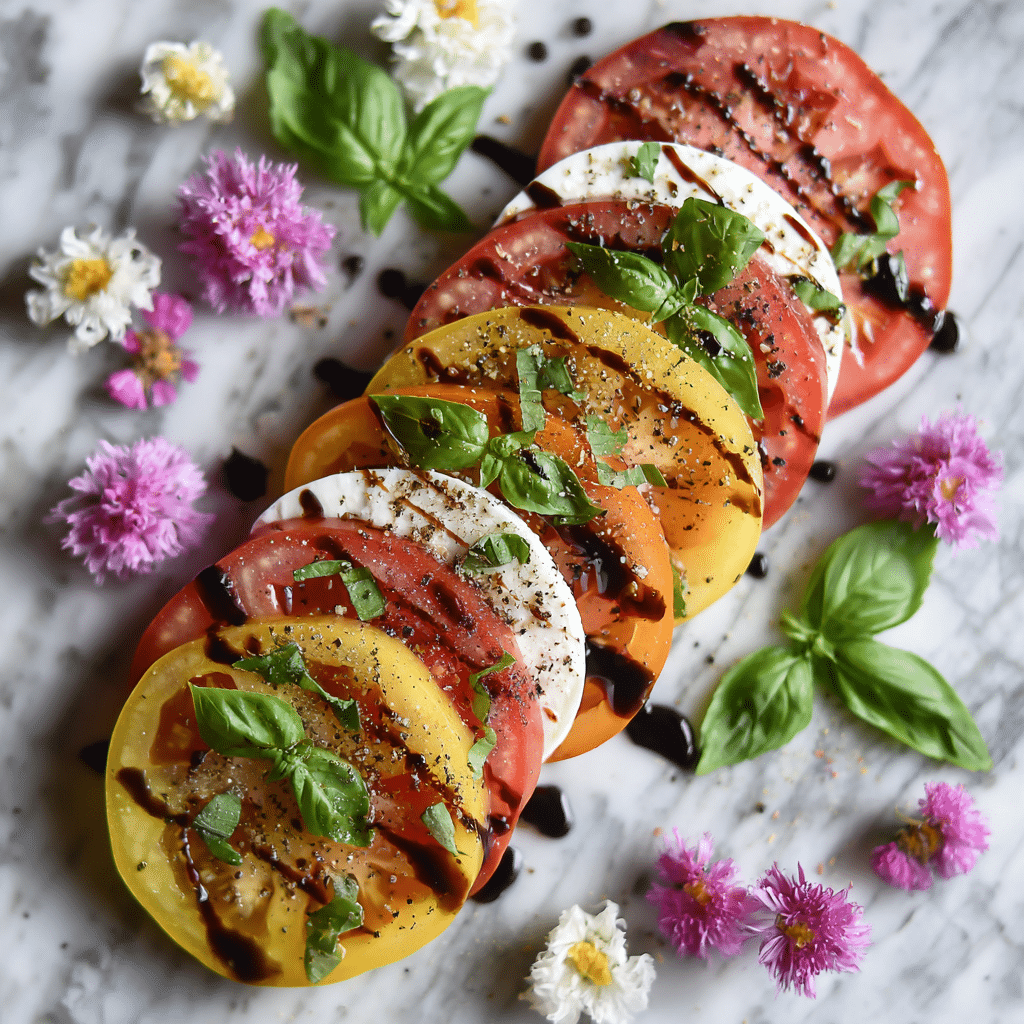 Caprese-Inspired Tomato Salad