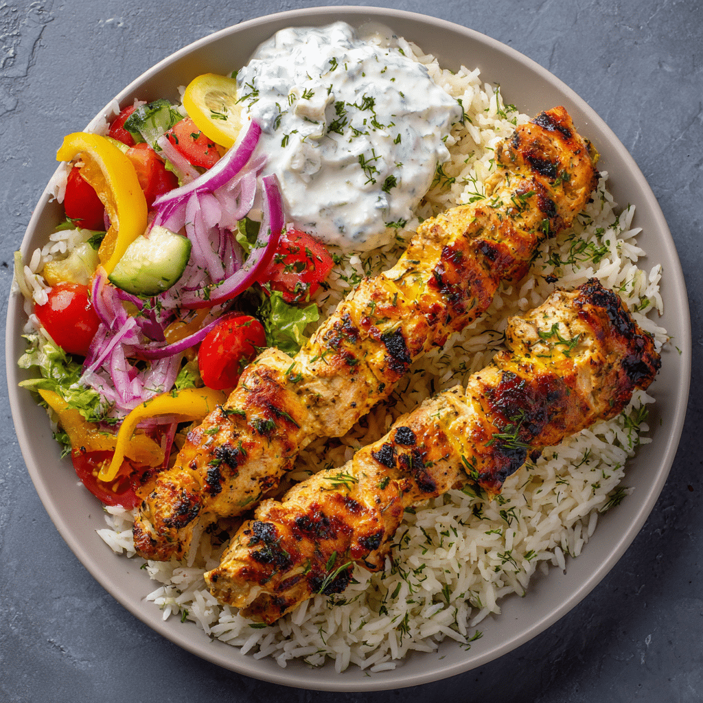 Greek Chicken with Rice