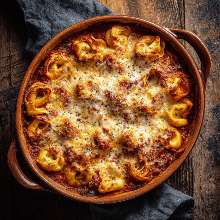Cheesy Baked Tortellini