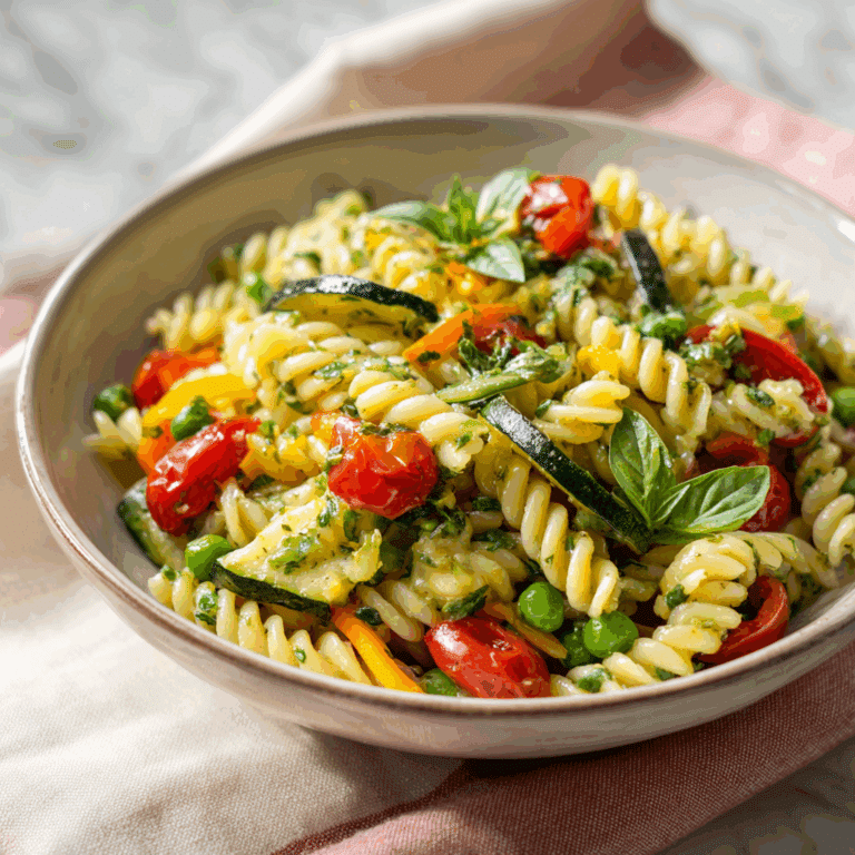 Vegan Pasta Primavera Salad
