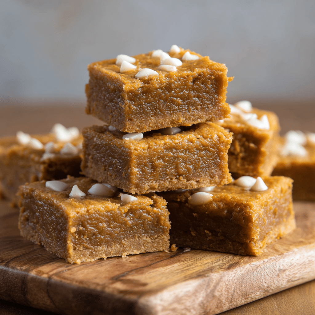 Pumpkin Blondies