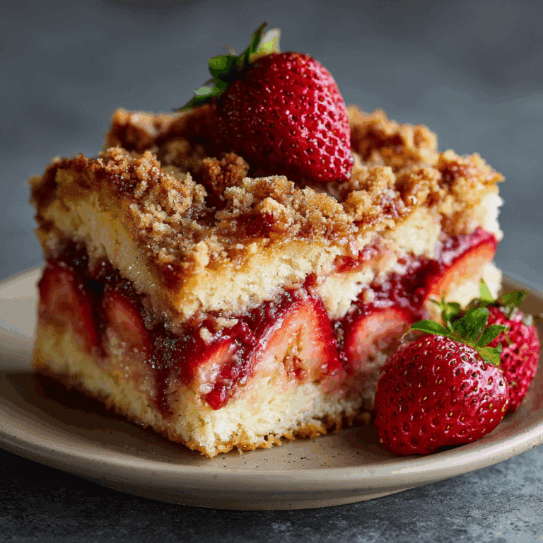 Strawberry Coffee Cake