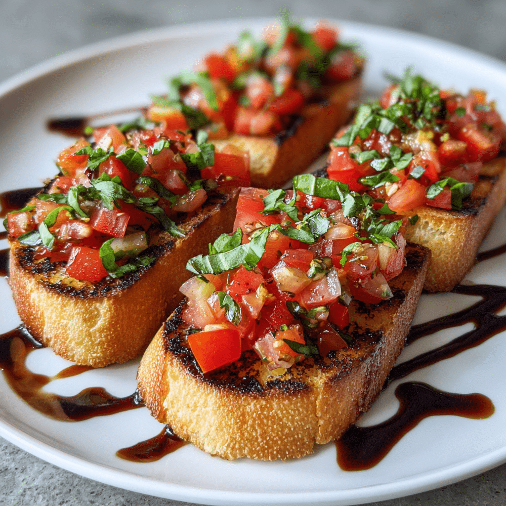 Bruschetta with Tomato & Basil