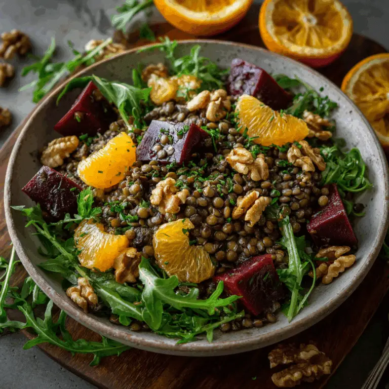 Lentil and Beet Salad