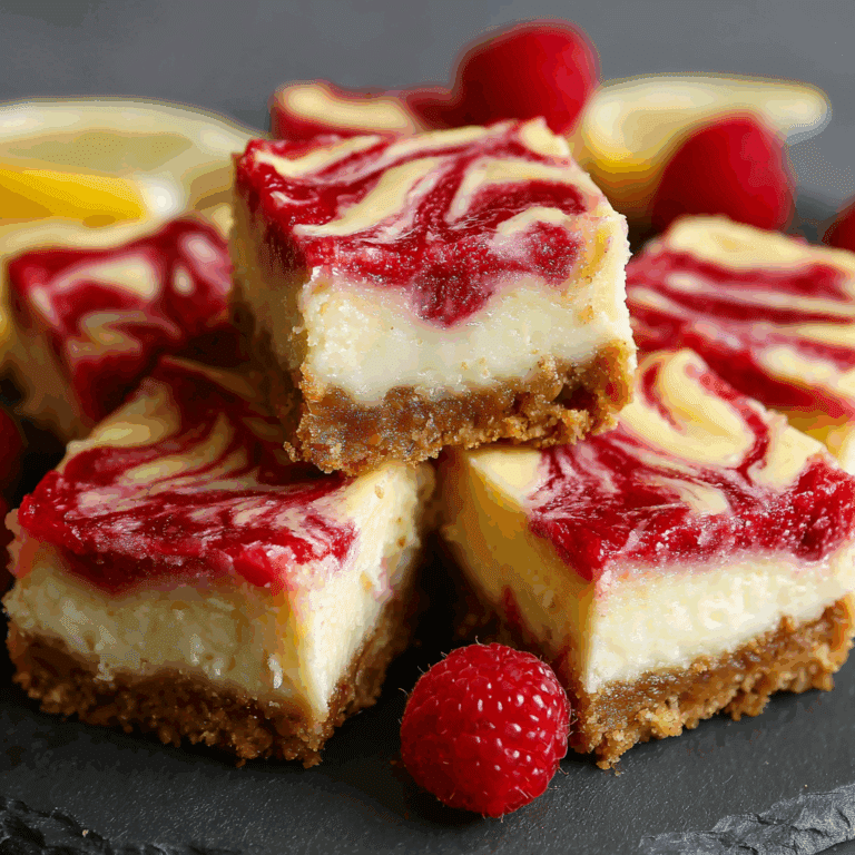 Raspberry Lemon Cheesecake Bars