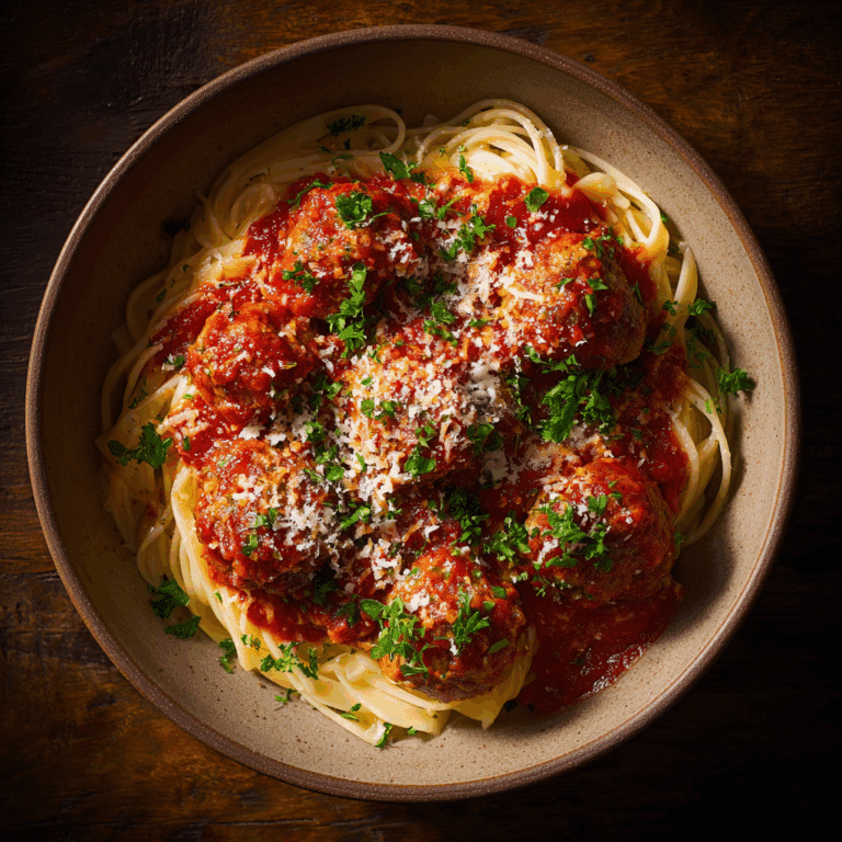 Turkey Meatballs and Spaghetti Without Sauce