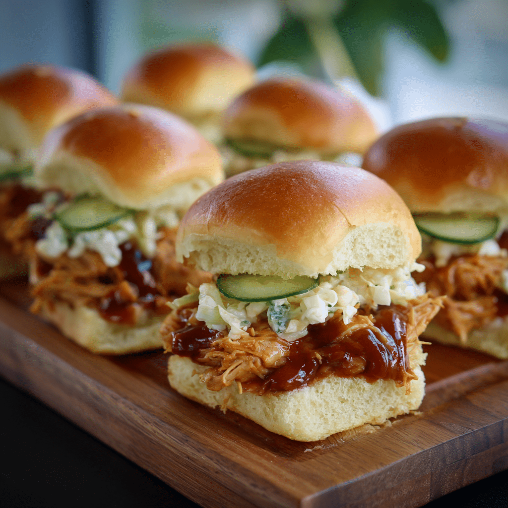 Pulled Chicken Sandwiches