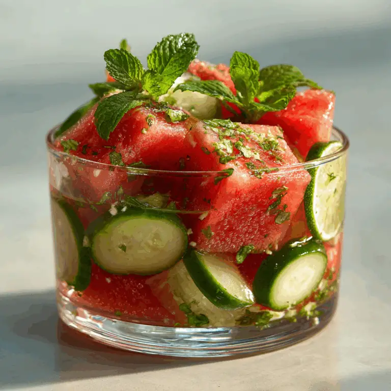 Watermelon and Mint Salad