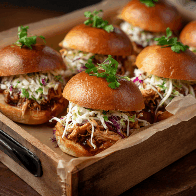 BBQ Chicken Sliders