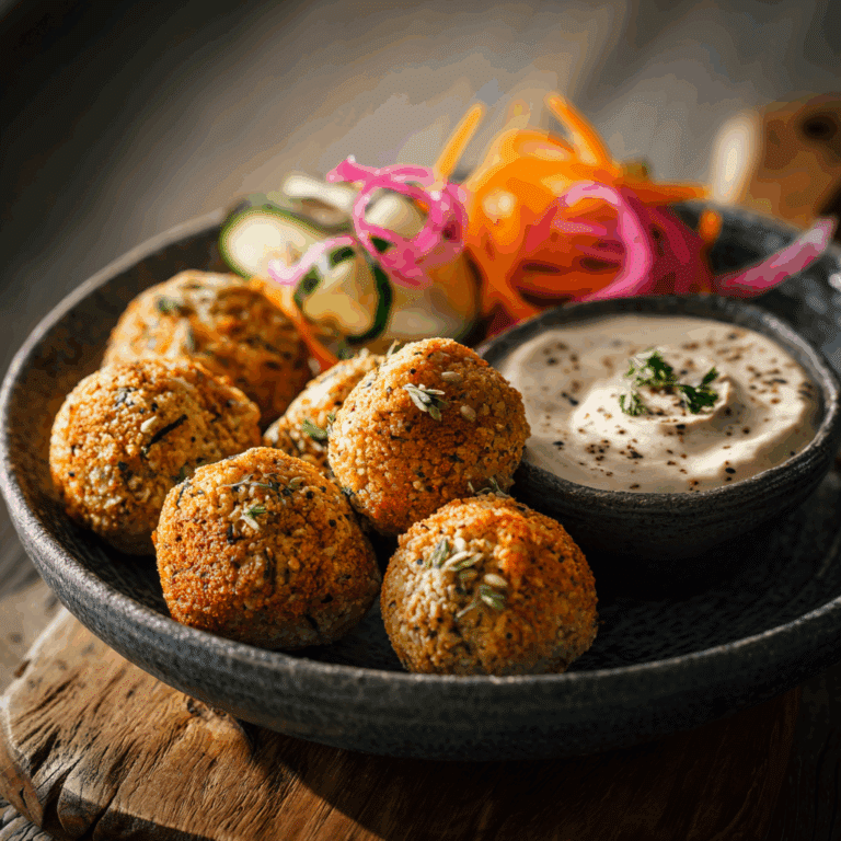 Falafel with Tahini Dip