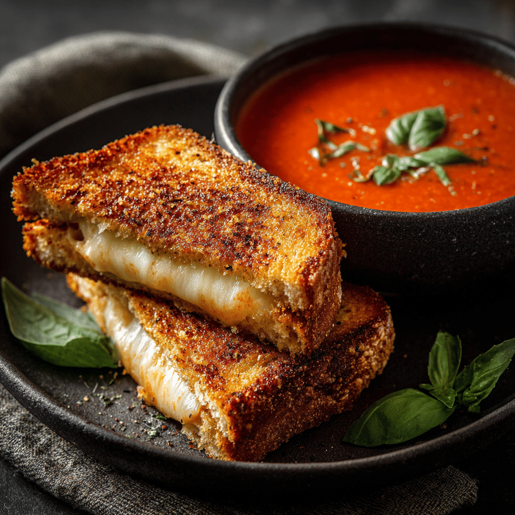 Grilled Cheese and Tomato Soup