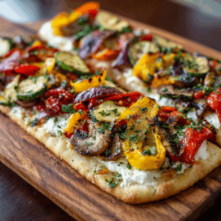 Veggie flatbread