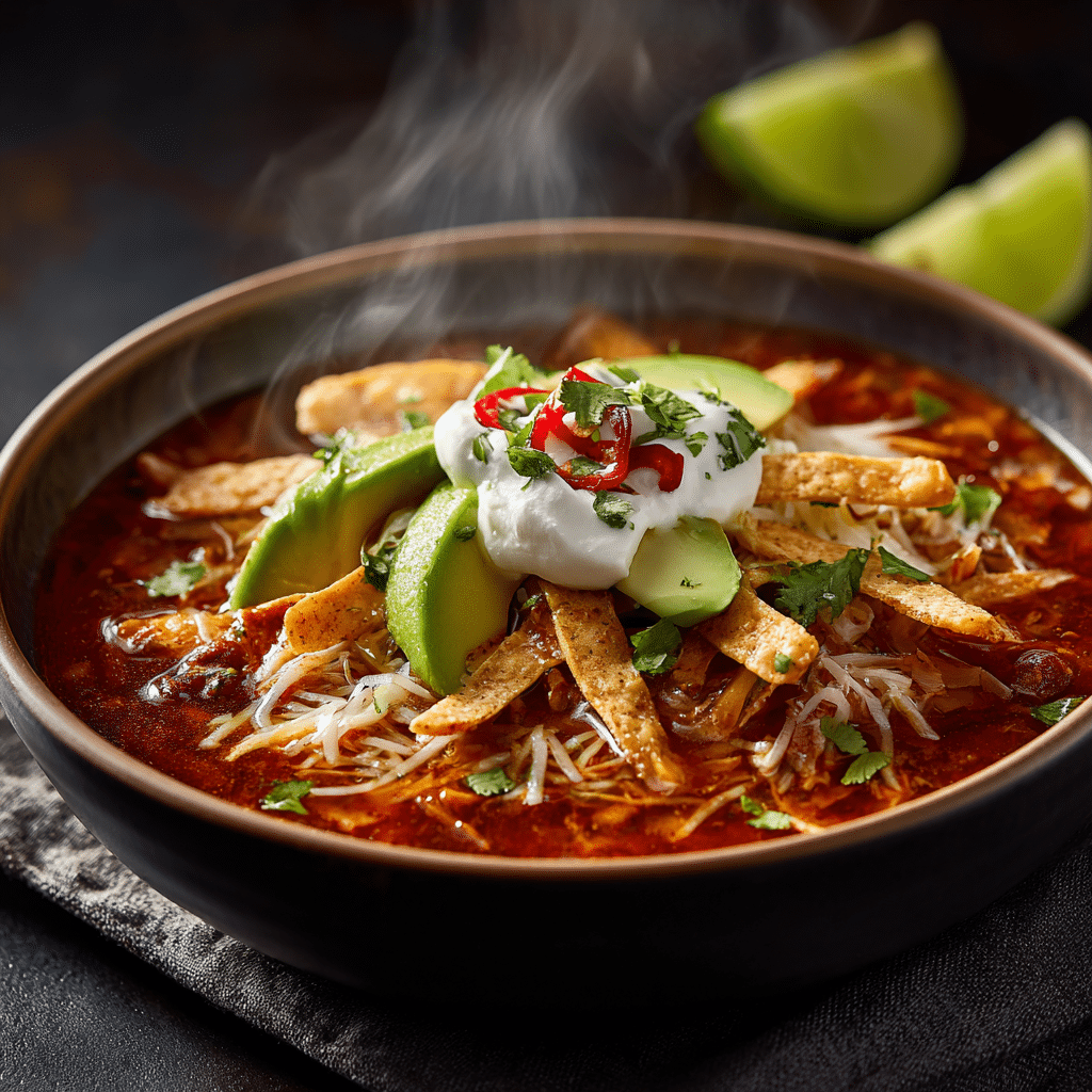 Sopa Azteca (Tortilla Soup)