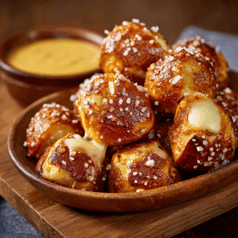 Stuffed Pretzel Bites