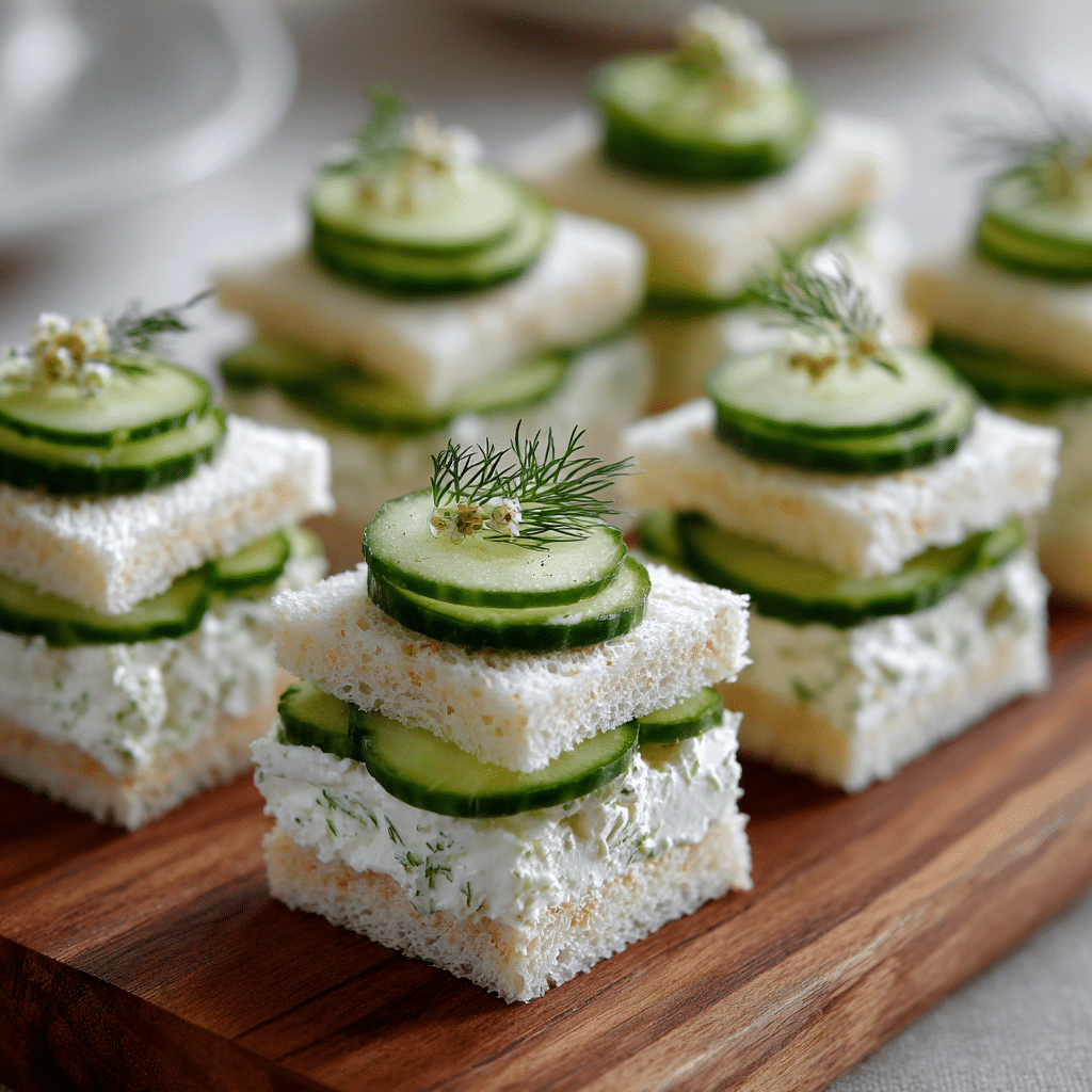 Cucumber Sandwich Bites
