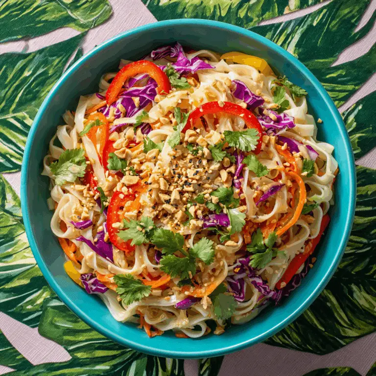 Thai Peanut Noodle Salad