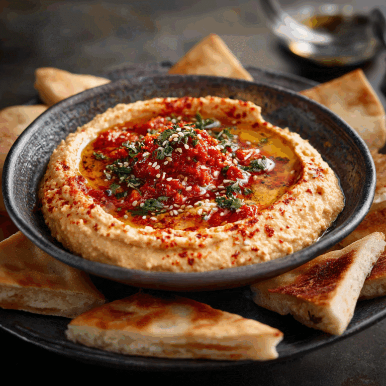 Roasted Red Pepper Hummus