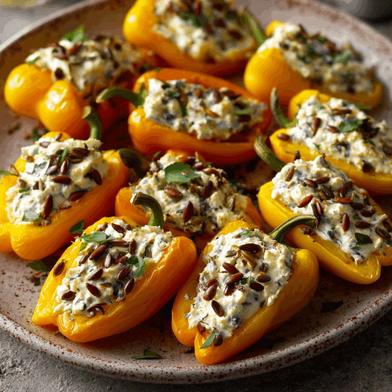 Stuffed Bell Pepper Boats