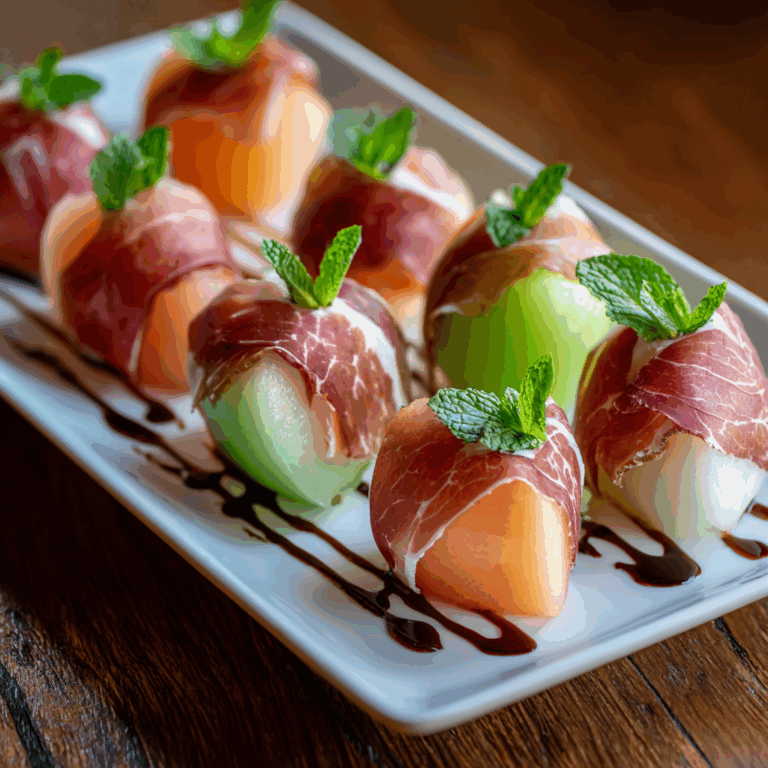 Prosciutto-Wrapped Melon