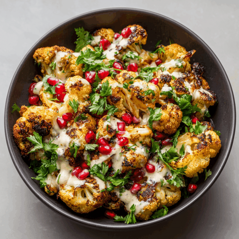 Roasted Cauliflower Salad