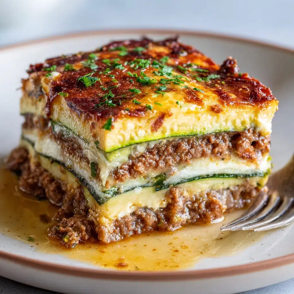 Ground Turkey Zucchini Casserole – Healthy Comfort Food Recipe - Recipe Image