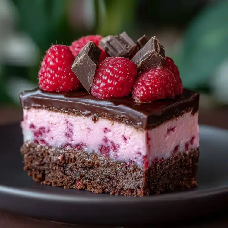 Chocolate Raspberry Mousse Cake Recipe