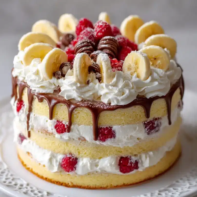 The Ultimate Banana Split Layer Cake for Any Celebration Recipe