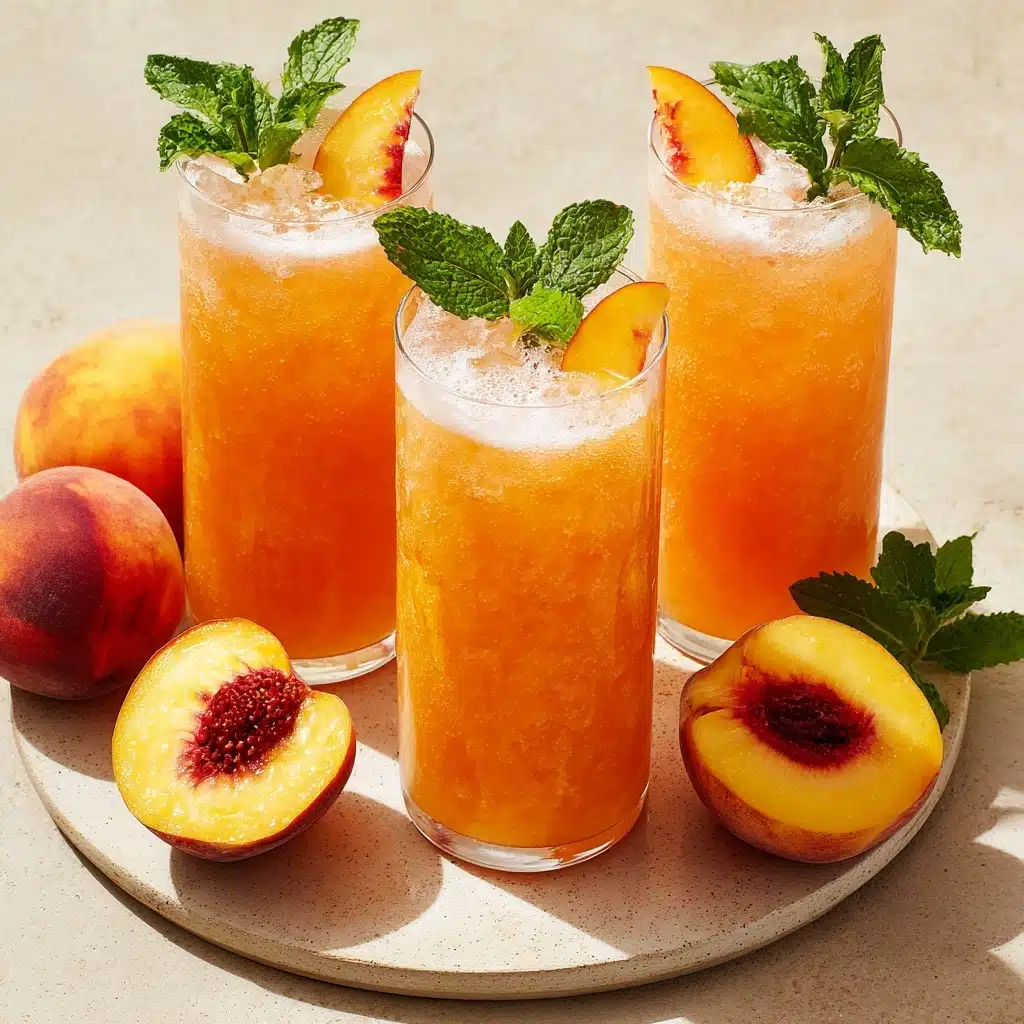 Refreshing Peach Lemonade - Recipe Image