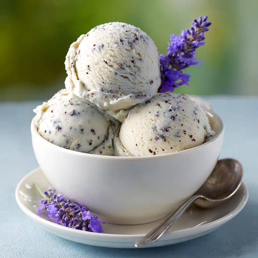 Honey Lavender Ice Cream - Recipe Image