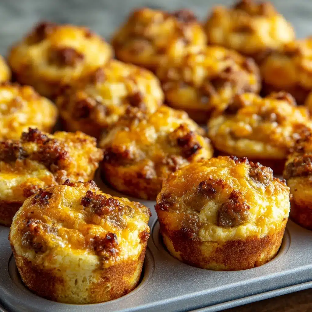 High-Protein Pancake Sausage Mini Muffins - Recipe Image