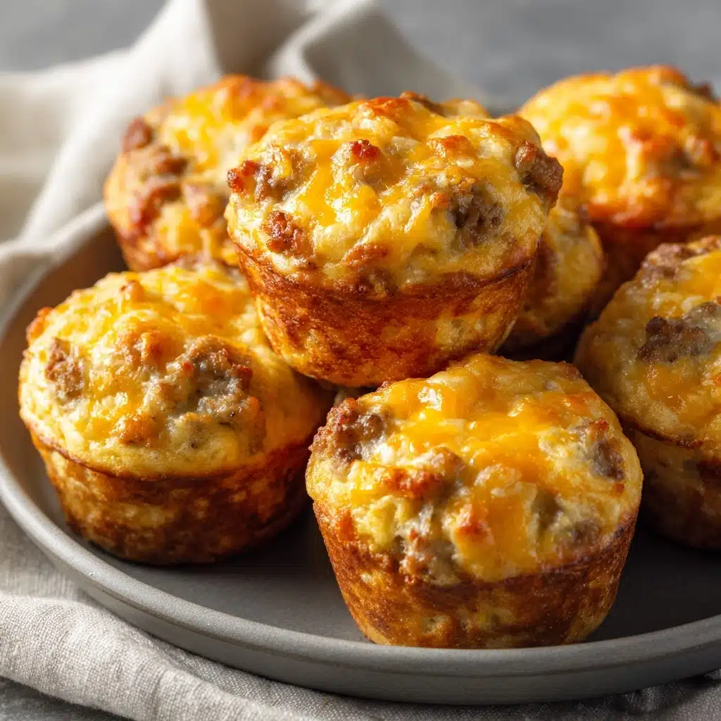 High-Protein Pancake Sausage Mini Muffins - Recipe Image