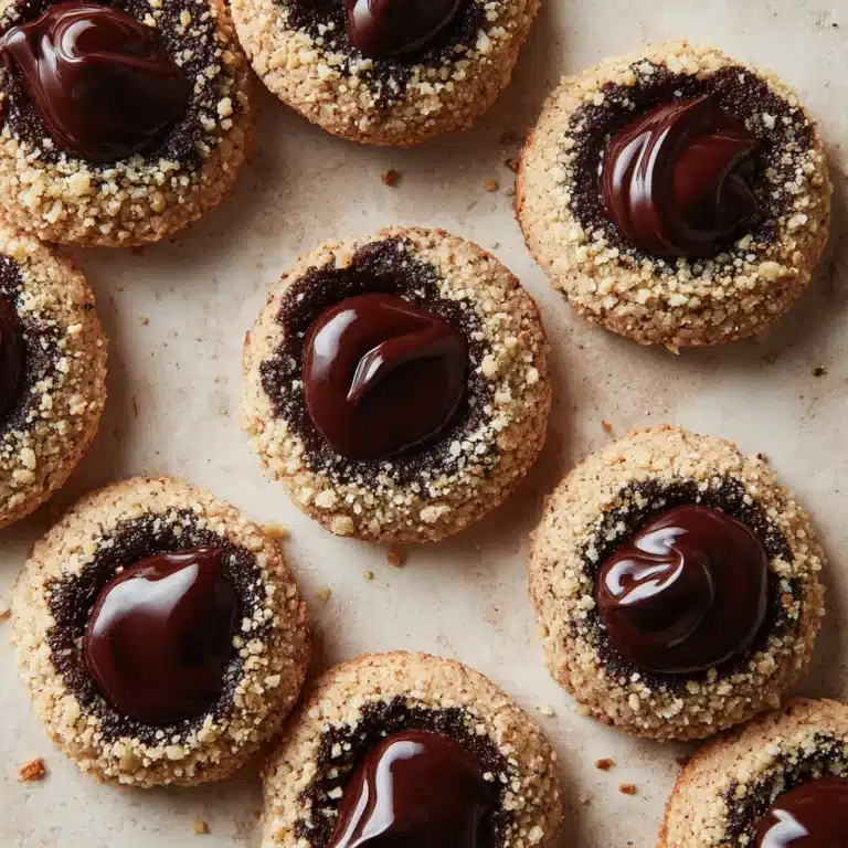 Chocolate Hazelnut Thumbprint Cookies Recipe
