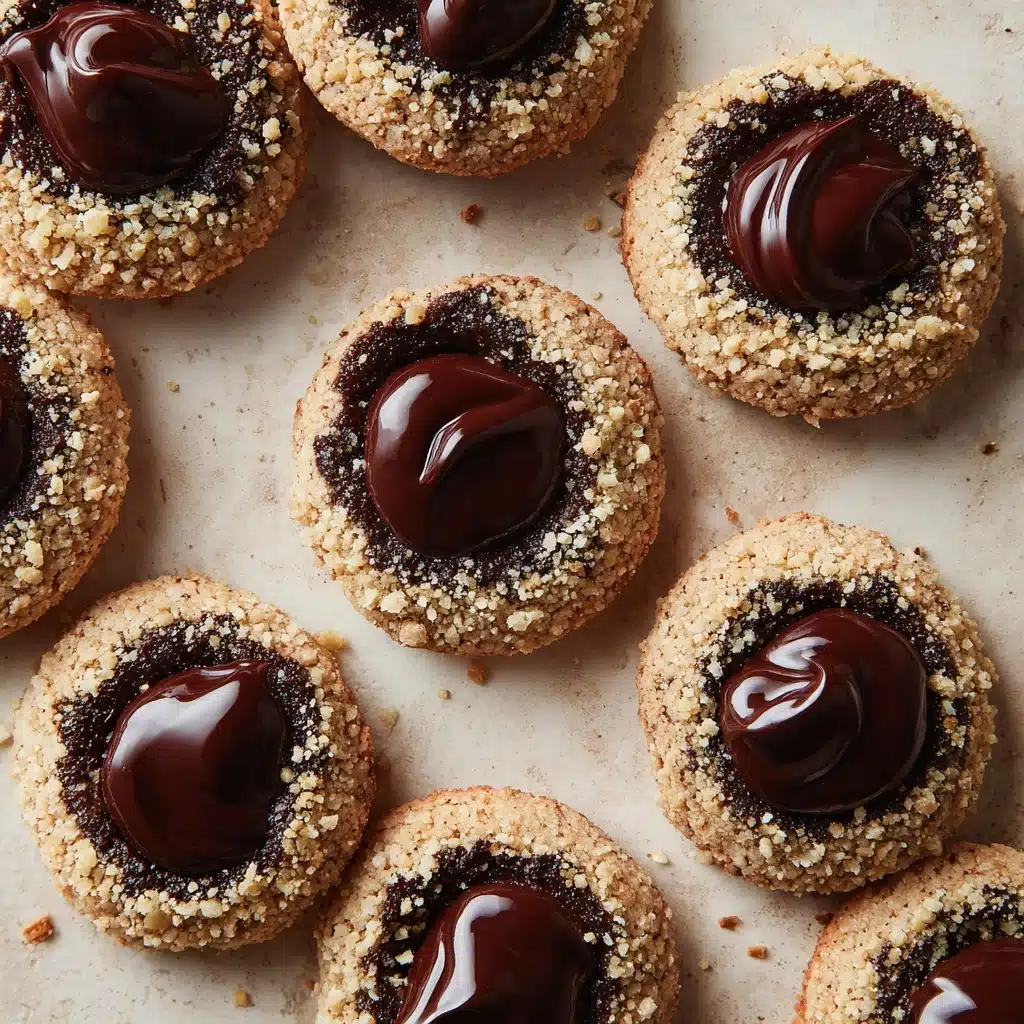 Chocolate Hazelnut Thumbprint Cookies Recipe