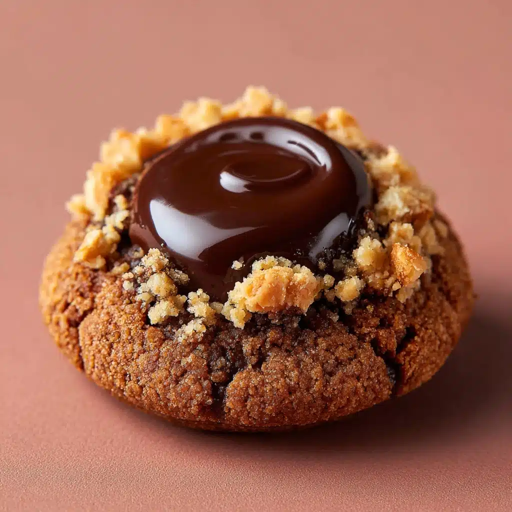 Chocolate Hazelnut Thumbprint Cookies Recipe - Recipe Image