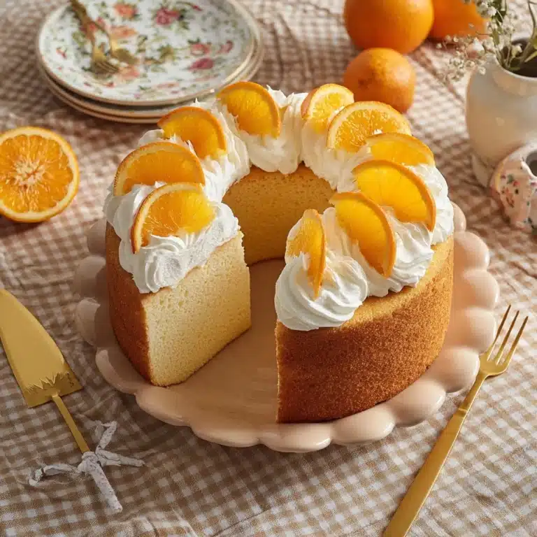 Orange Chiffon Cake Recipe